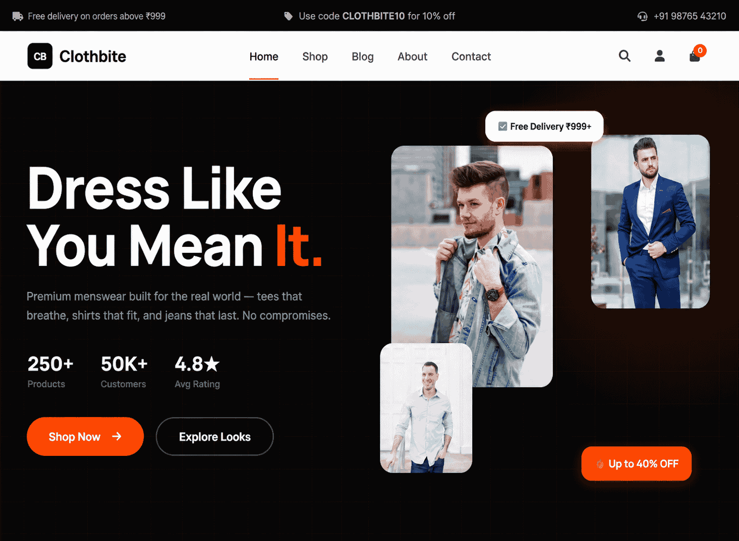 Clothbite E-Commerce